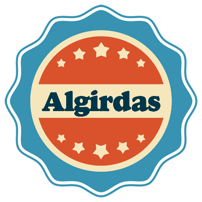 Algirdas labels logo