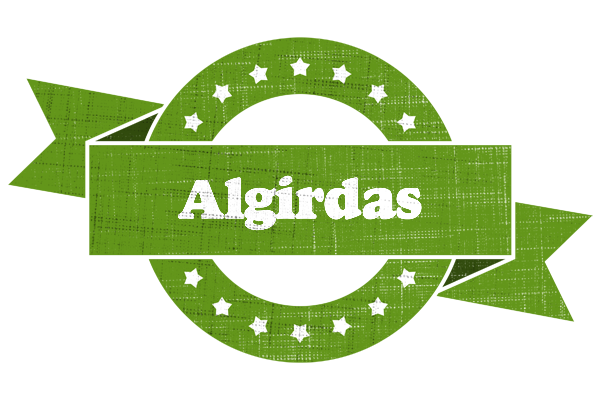 Algirdas natural logo