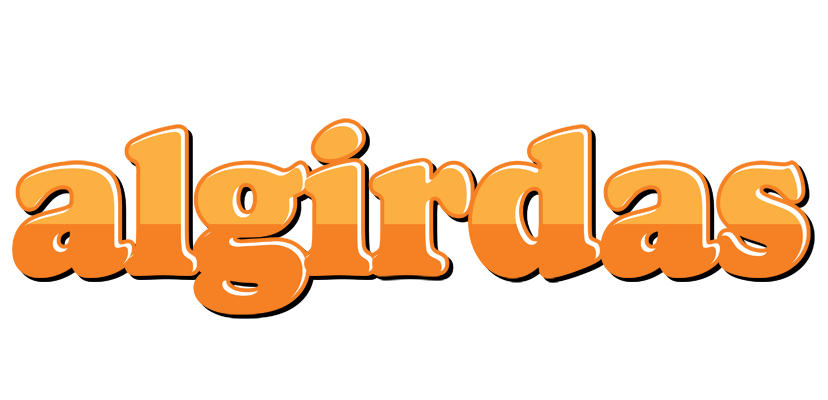 Algirdas orange logo