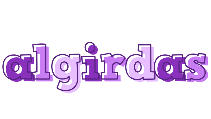 Algirdas sensual logo