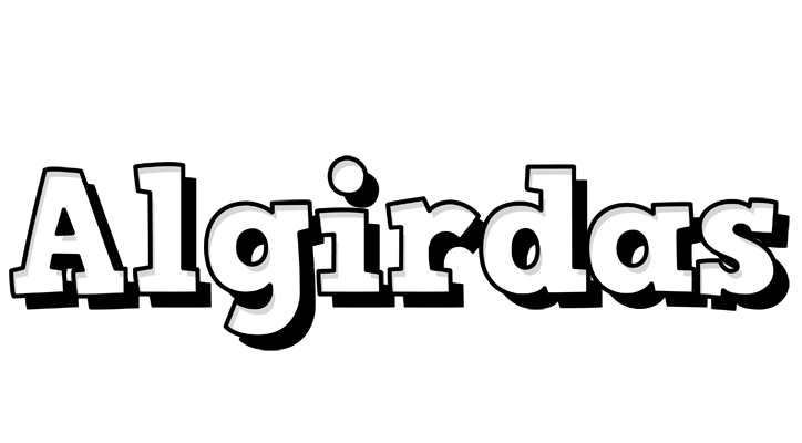 Algirdas snowing logo