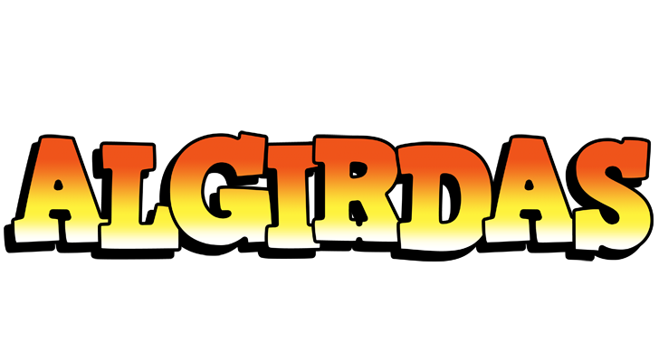 Algirdas sunset logo