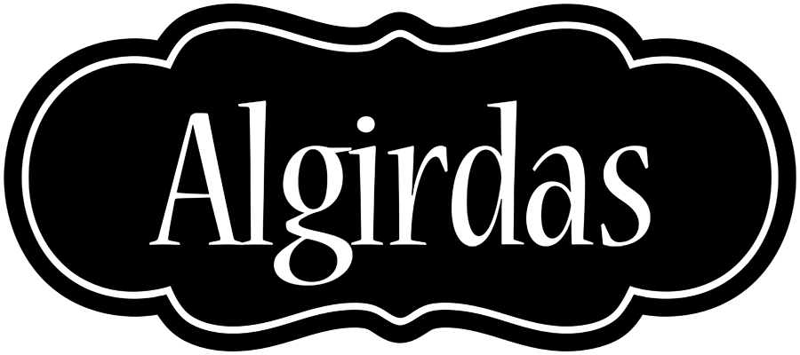 Algirdas welcome logo