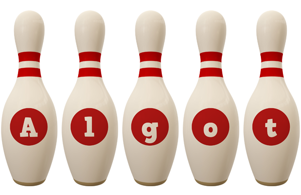 Algot bowling-pin logo