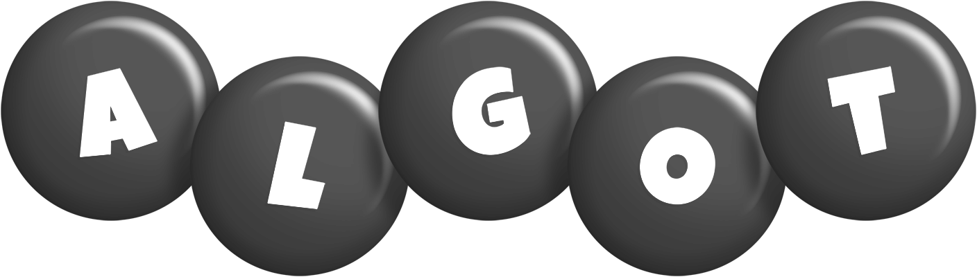 Algot candy-black logo