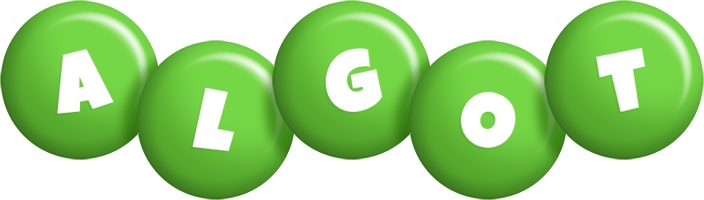 Algot candy-green logo