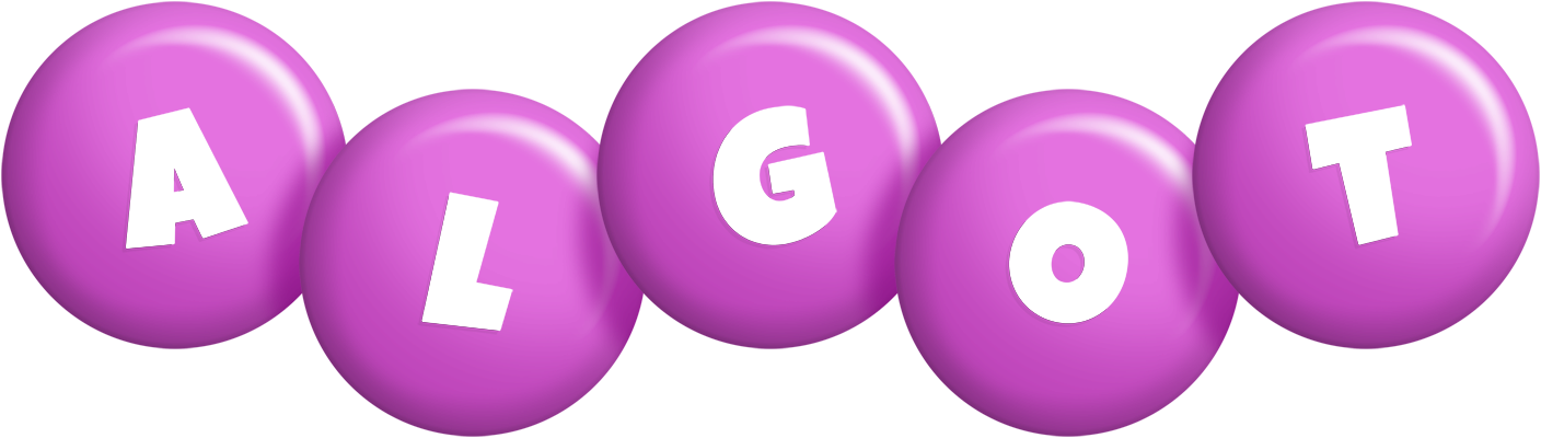 Algot candy-purple logo