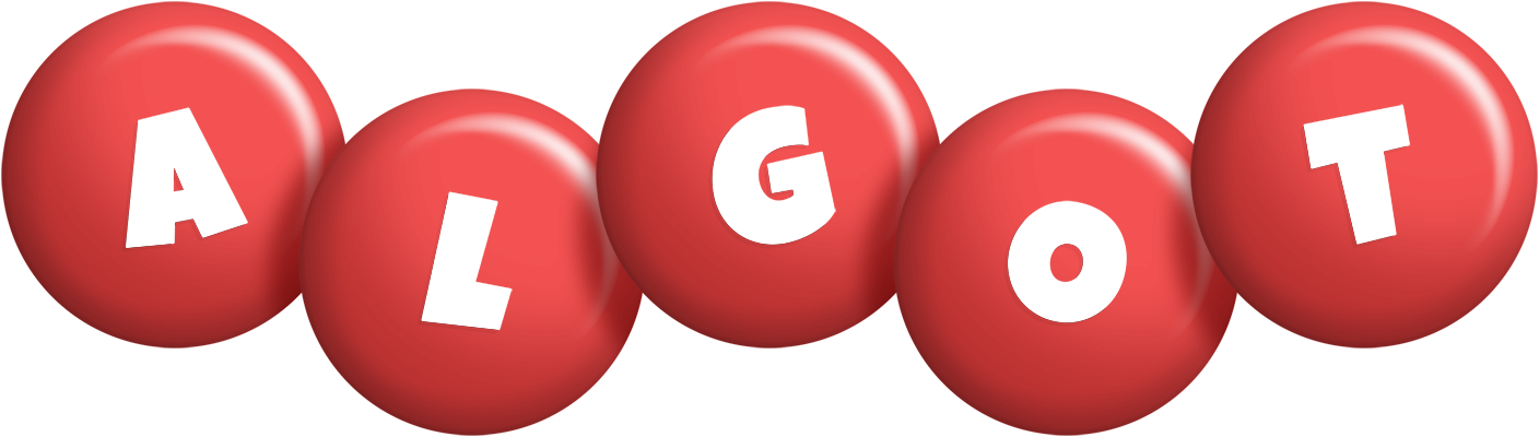 Algot candy-red logo