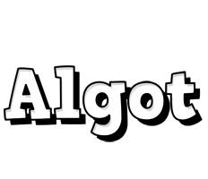 Algot snowing logo