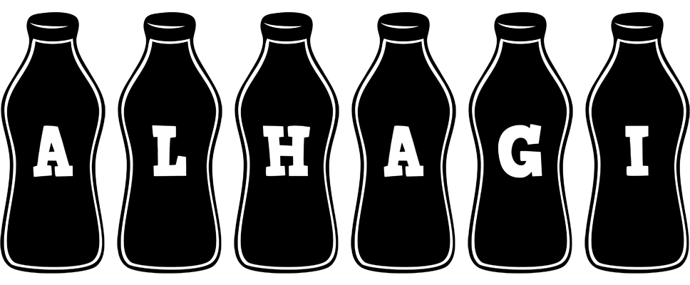 Alhagi bottle logo