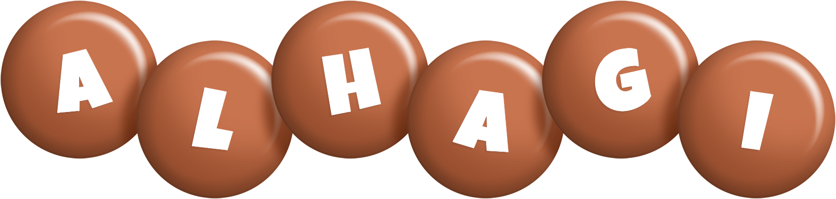 Alhagi candy-brown logo