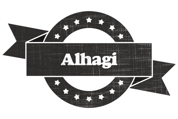 Alhagi grunge logo
