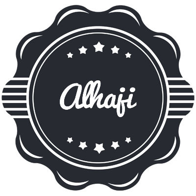 Alhaji badge logo