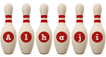 Alhaji bowling-pin logo