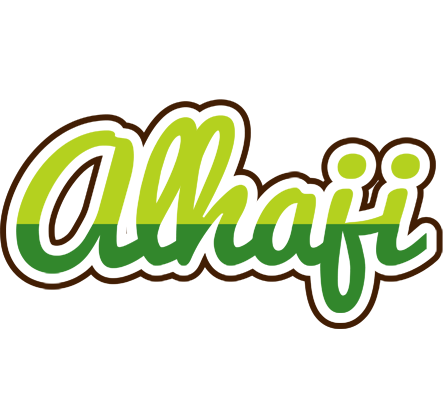 Alhaji golfing logo