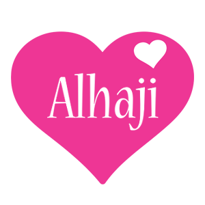 Alhaji love-heart logo