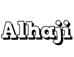 Alhaji snowing logo