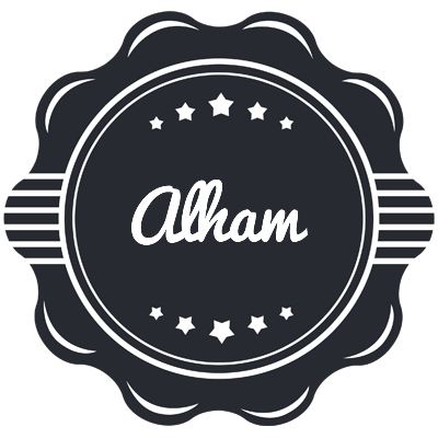 Alham badge logo