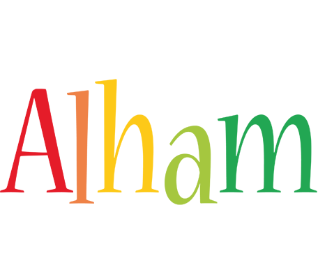 Alham birthday logo