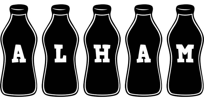 Alham bottle logo
