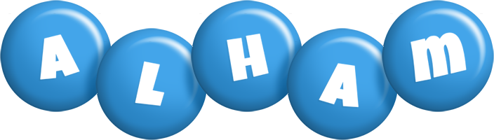 Alham candy-blue logo