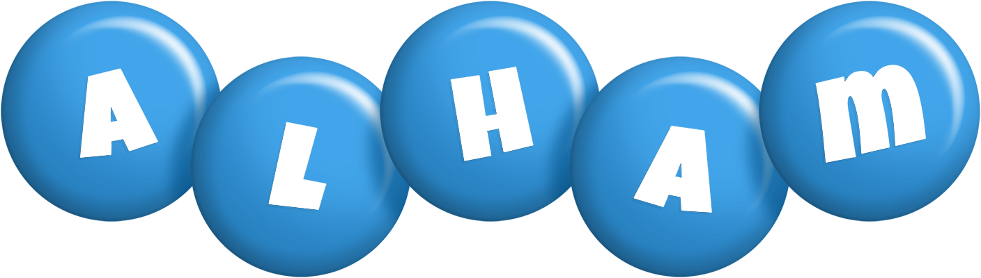 Alham candy-blue logo