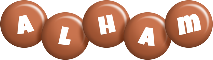Alham candy-brown logo