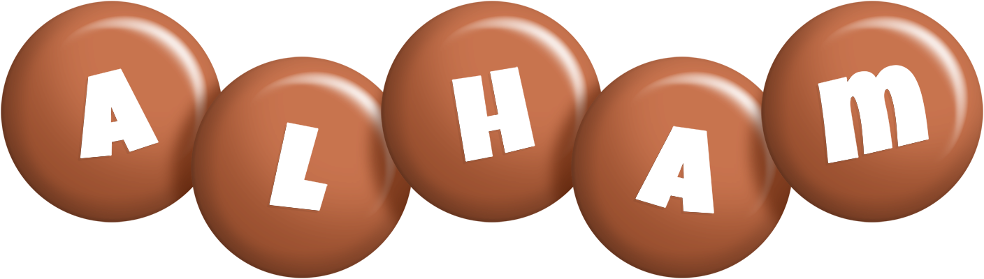 Alham candy-brown logo