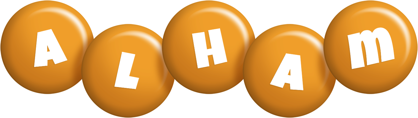 Alham candy-orange logo
