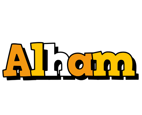 Alham cartoon logo