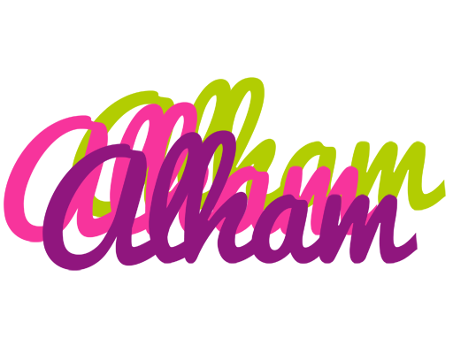 Alham flowers logo