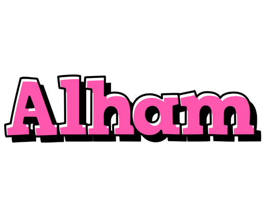 Alham girlish logo