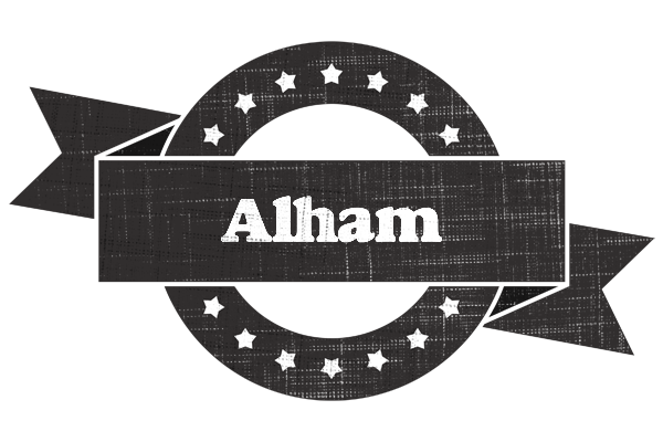 Alham grunge logo