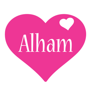 Alham love-heart logo