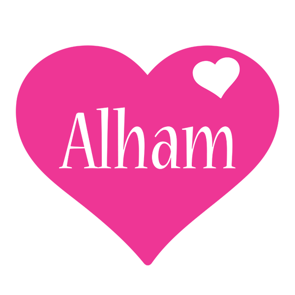 Alham love-heart logo