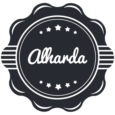 Alharda badge logo