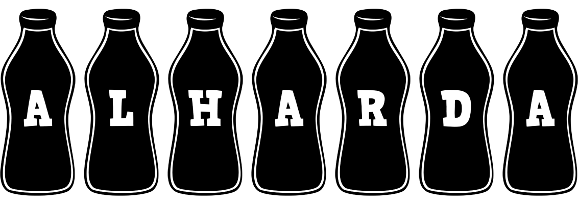 Alharda bottle logo