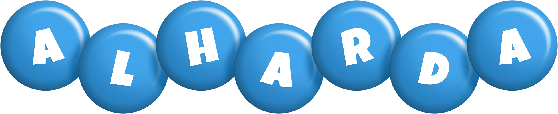 Alharda candy-blue logo