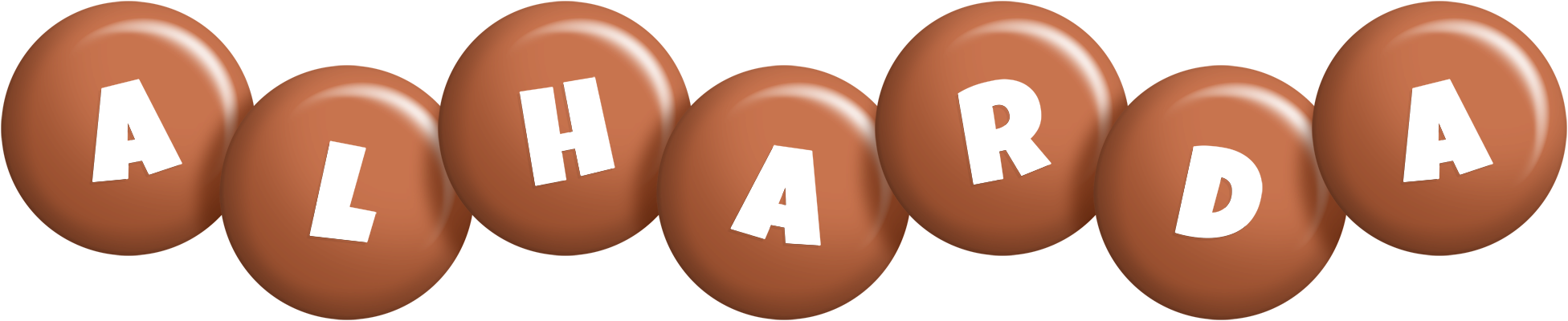Alharda candy-brown logo