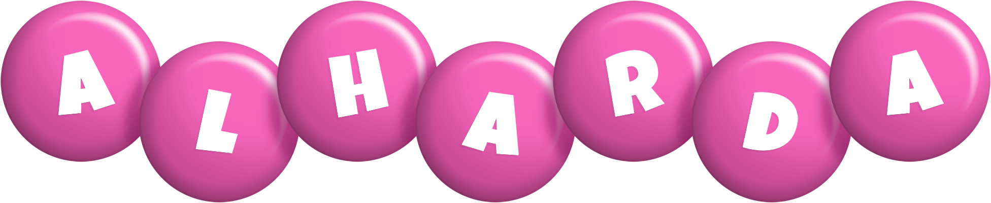 Alharda candy-pink logo