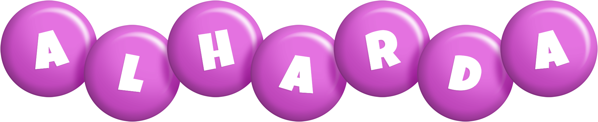 Alharda candy-purple logo