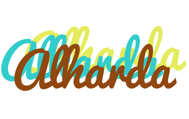 Alharda cupcake logo