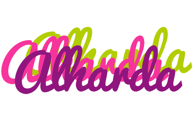 Alharda flowers logo