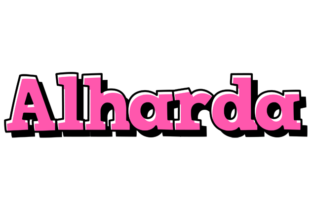 Alharda girlish logo
