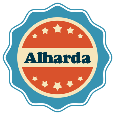 Alharda labels logo