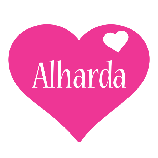 Alharda love-heart logo