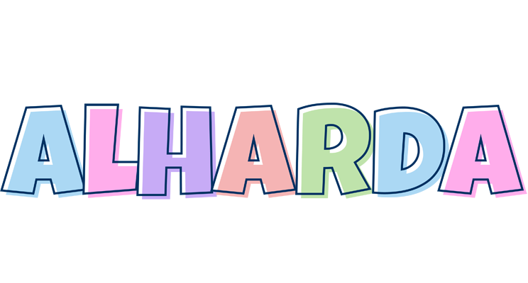 Alharda pastel logo