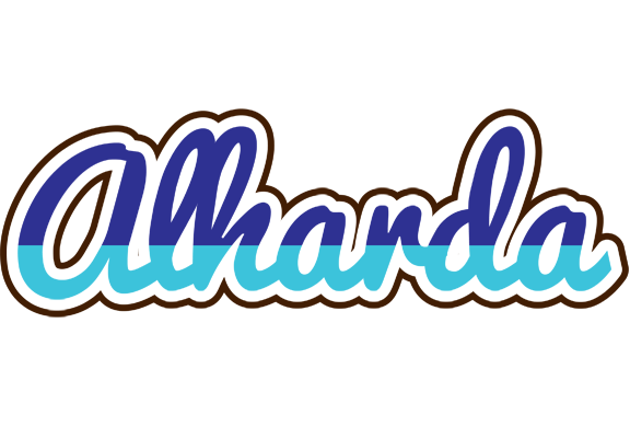 Alharda raining logo