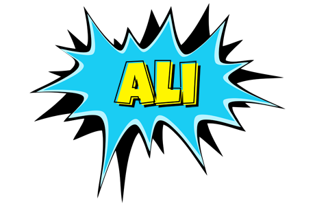 Ali amazing logo