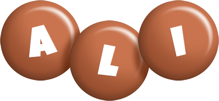Ali candy-brown logo
